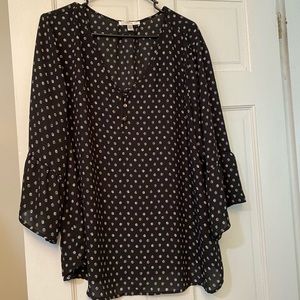 Polka dot blouse